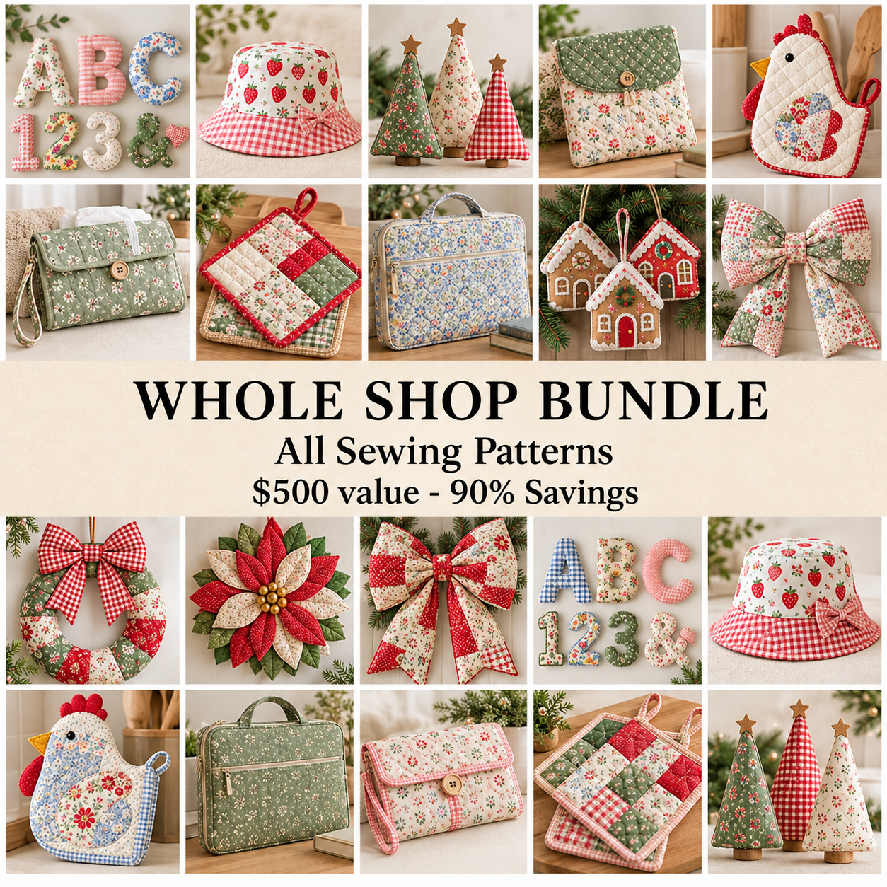 Current Craft Catalogs Whole Shop Bundle, All Current & Future Sewing Patterns, Lifetime Acce ...